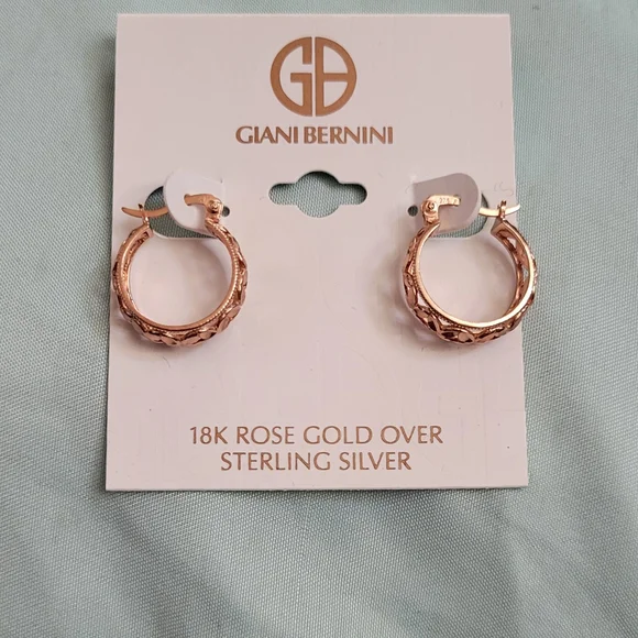 Giani Bernini Jewelry Giani Bernini Rose Gold Hoop Earrings
